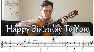 Happy Birthday To You - Fingerstyle Guitar