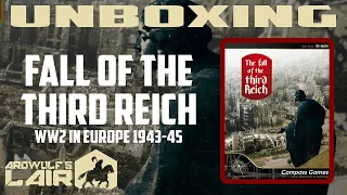 Unboxing Fall of the Third Reich (Compass Games 2016)