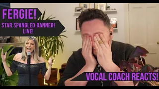 Vocal Coach Reacts! Fergie! Star Spangled Banner! Live!