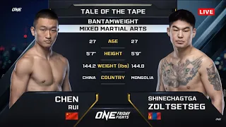 One Championship (34) Chen Rui VS Shinechagtga Zoltsetseg