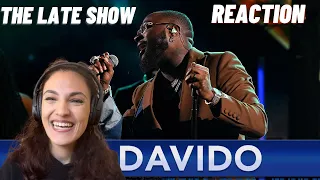 Feel, Unavailable - Davido performing with Compozers / LIVE on The Late Show ) / REACTION