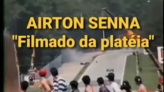 Airton Senna IMAGENS da "platéia" do Acidente AIRTON SENNA