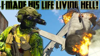 I Made This Tryhards Life Living HELL After he Attacked me! [GTA Online]