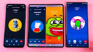 Samsung Note 20 & Xiaomi Redmi 11 Call to Z Fold Viber, Telegram, TamTam, WhatsApp & Incoming Call