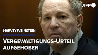 Vergewaltigungs-Urteil gegen Weinstein aufgehoben | AFP