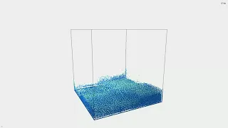 GPU-based SPH fluid simulation - no sorting - 20,000 particles