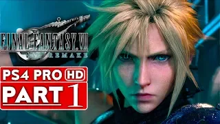 FINAL FANTASY 7 REMAKE Gameplay Walkthrough Part 1 CHAPTER 1 [PS4 PRO] FULL DEMO - No Commentary