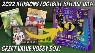 Best Value Hobby Box On The Market! 2022 Illusions Football Hobby Box