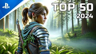 Top 50 New Upcoming PS5 Games of 2024 (4K)