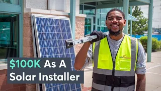 Making $100K A Year As A Solar Roof Installer In New Jersey | On The Job