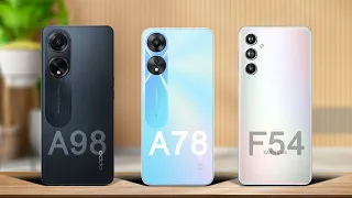 Oppo A98 vs Oppo A78 vs Galaxy F54: Perfect Budget smartphone!