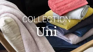 Collection linge de bain uni par Carré Blanc