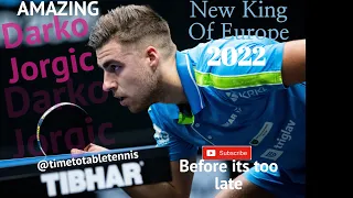 Darko Jorgic | World table tennis | New king Of Europe | Final Top 16 Europe | Europe Player #2