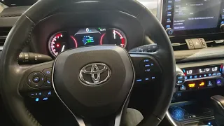 Штатный автозапуск с приложения Toyota RAV 4