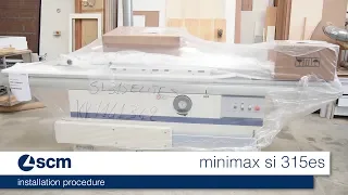 scm minimax si 315es - installation procedure