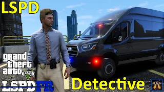 Los Santos PD Detective Patrol In A Ford Transit Van | GTA 5 LSPDFR Episode 518