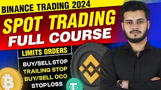 Binance Spot Trading Full Course || Binance Spot Trading in Detail (Stop Limit, OCO & Trailing Stop)