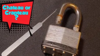 [010] Chateau or Crapteau ? You Decide. Picking Their 50 MM Laminated Padlock. #lockpicking