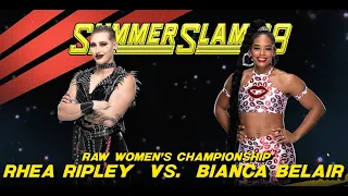 Rhea Ripley vs. Bianca Belair - RAW Womens Championship (WWE 2K22 Highlights)