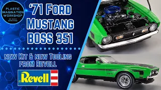 The All New 1971 BOSS 351 Mustang from Revell - Full Build & Review