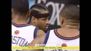 Allen Iverson 35 points vs. New York Knicks (2002) - HQ