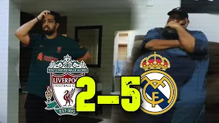LIVERPOOL vs REAL MADRID (2-5) LIVE FAN REACTION!! ABSOLUTELY EMBARRASSING!!