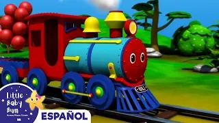 Canciones Infantiles | Tren de Globos Colores | Dibujos Animados | Little Baby Bum en Español