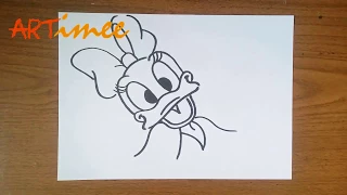 How to Draw Daisy Duck