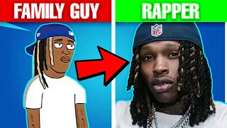 Guess The Rapper By Their Family Guy Version! (99.9% FAIL) | Hard Rap Quiz 2023