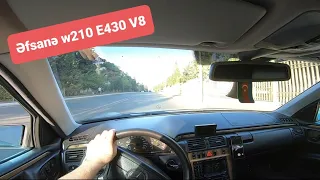 1999 Mercedes w210 E430 V8 ● POV Test Drive / sürüş