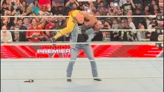 Brock Lesnar returns and destroys Bobby Lashley- WWE Raw 10/10/22