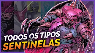 TODOS OS TIPOS DE SENTINELAS DO UNIVERSO MARVEL