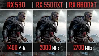 RX 580 vs RX 5500XT vs RX 6600XT | 1080P, 1440P and 4K Benchmarks