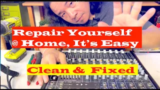 How to fix or clean your broken Mackie Mixer at home