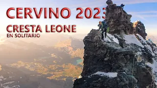 Cervino por la Cresta del Leone, en Solitario