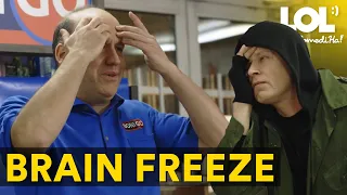 this BURGLAR gets a BRAIN FREEZE before a hold up... // LOL ComediHa!