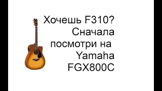 Обзор Электроакустической гитары Yamaha FGX800C от АЕ