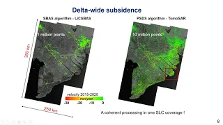 Mekong Delta subsidence from space by radar interferometry