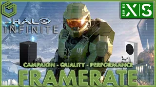 Halo Infinite Campaign - Xbox Series X/S Frame Rate Test - Quality & Performance Modes