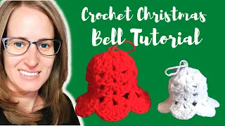 Christmas Bell Ornament Crochet Tutorial