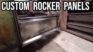 Building Custom Rocker Panel For The HEAVILY Channeled 1932 Ford "Schroll" Coupe