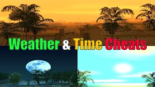 GTA San Andreas Weather and Time Cheats