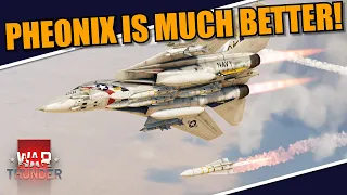 War Thunder - The AIM-54 was BUFFED in the UPDATE! & IT`S AMAZING NOW? How MUCH BETTER?