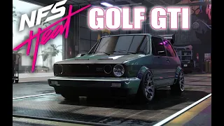 NFS Heat - GOLF GTI - BEST CAR IN THIS GAME? | BUILD | Tuning Car | 1300,000 REP