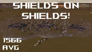 Shield Production Up To 11 6v6 Custom on MAP GEN | Supreme Commander FAF #283