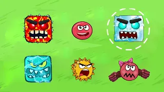 New heroes in the game about the red ball 4. Animated battle.