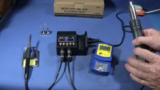 JCD 8898 Two in one SMD Soldering Iron & Heat Gun Rework Station Review