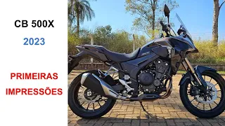 HONDA CB 500X 2023 - PRIMEIRAS IMPRESSÕES