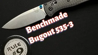 New Benchmade Bugout 535-3 Knife Review