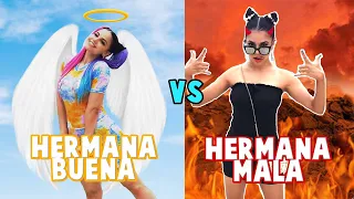 HERMANA BUENA vs HERMANA MALA- vacaciones en la playa / Gaby y Gilda